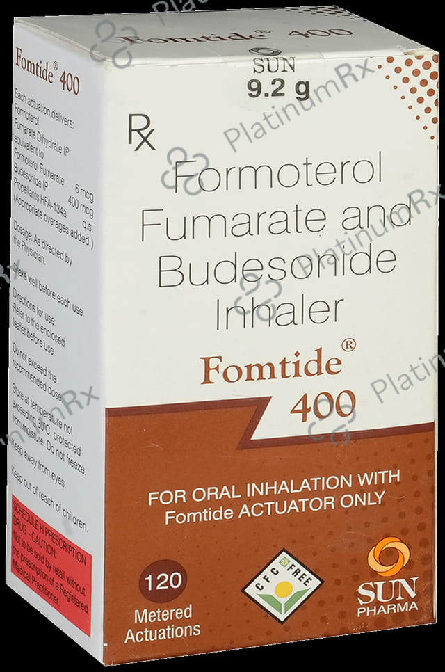 Fomtide 400/6mcg CFC Free Inhaler 120MDI