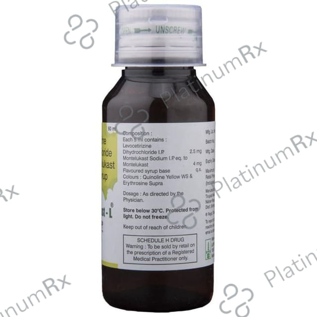 Telekast L Kid 2.5/4mg Syrup 60ml