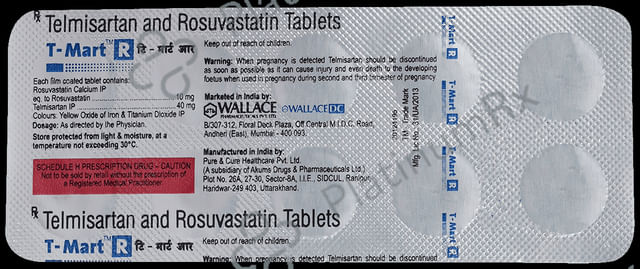 T Mart R 10/40mg Tablet 10s