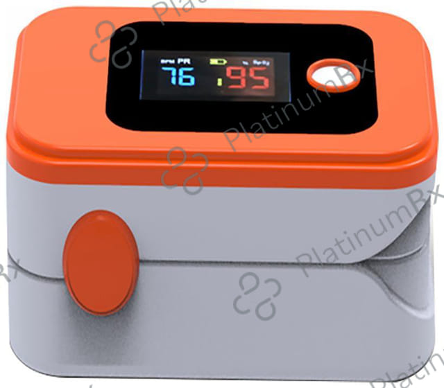Oxygize Orange Pulse Oximeter with Bluetooth