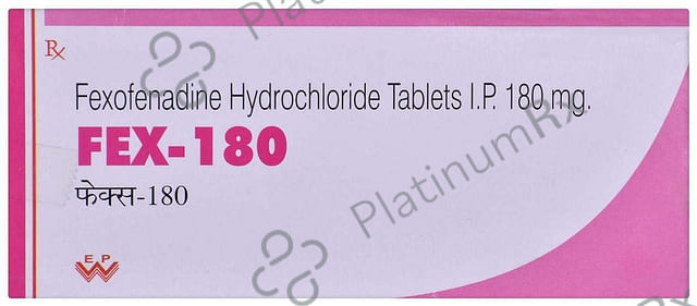 Fex 180mg Tablet 10s