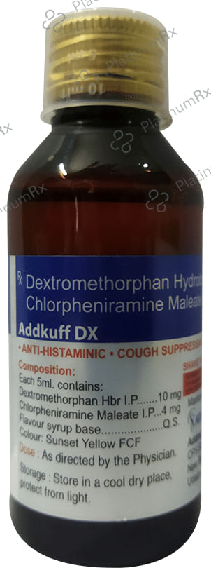 Addkuff DX 100/4mg Syrup 100ml