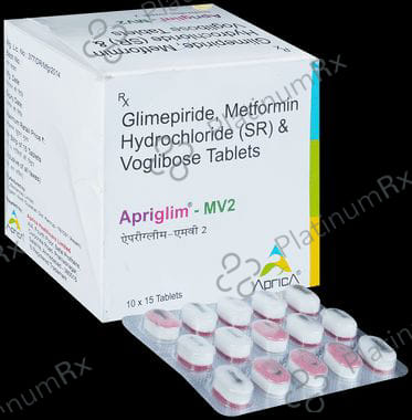 Apriglim-MV 2 Tablet SR 15 Tablet SR