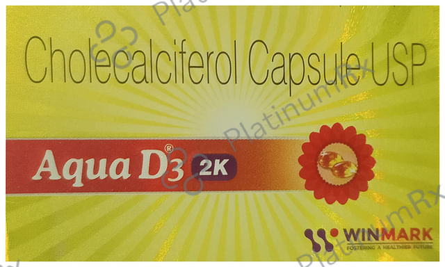 Aqua D3 2K Soft Gelatin Capsule