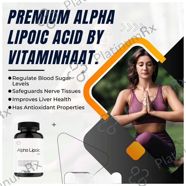 Vitaminhaat Alpha Lipoic Acid Capsule 120s