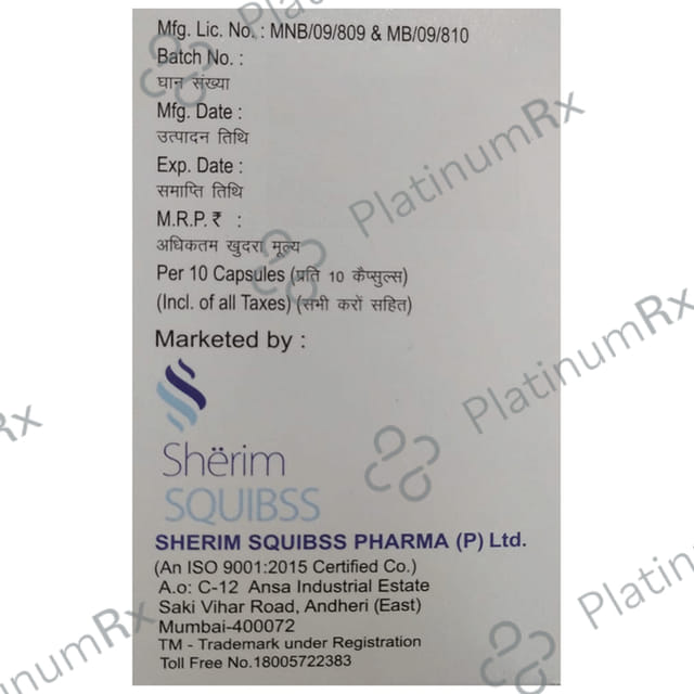 Itrapelet 100mg Capsule 10s