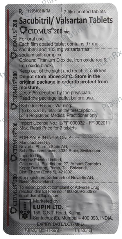CIDMUS 200mg Tablet 7s