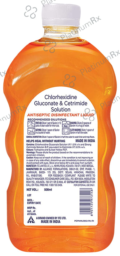 Savlon Antiseptic Disinfectant Liquid 500 ml