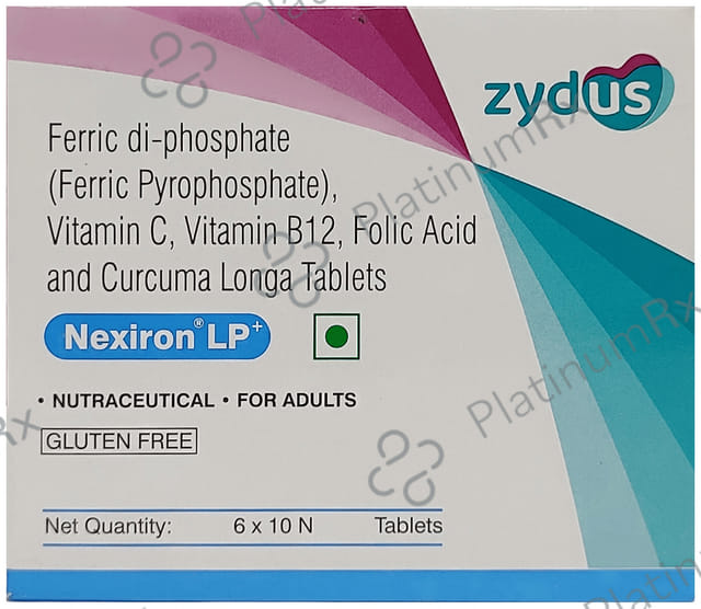 Nexiron LP Plus Tablet Gluten Free 10s