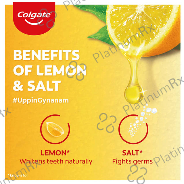 Colgate Active Salt Lemon Flavour Toothpaste 200 gm