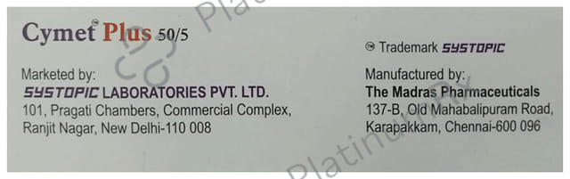 Cymet Plus 5/50mg Tablet 10s