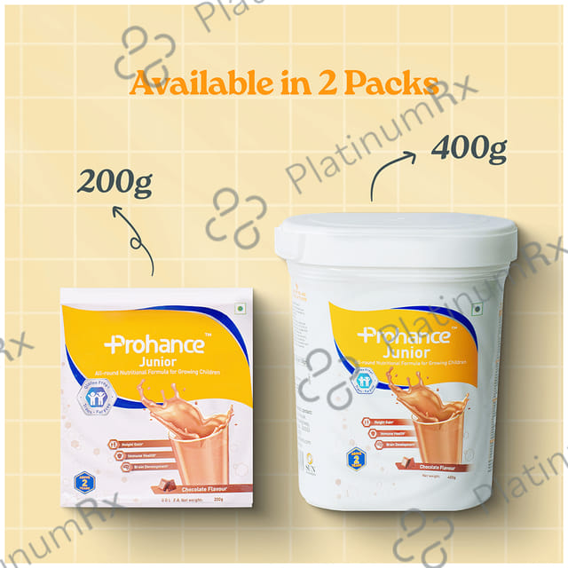 Prohance Junior Refill Chocolate Flavour Powder 200gm