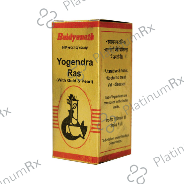 Baidyanath (Nagpur) Yogendra Ras with Gold & Pearl 5 tablets