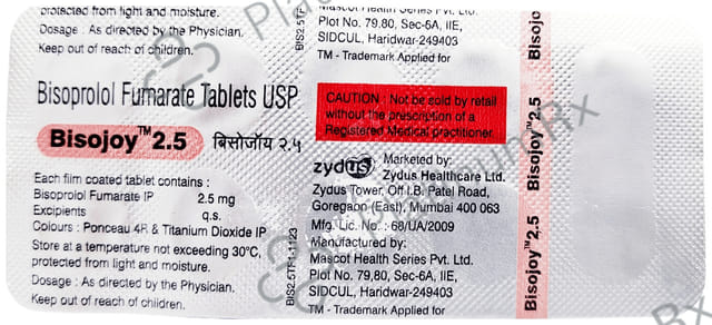Bisojoy 2.5mg Tablet 10s