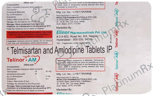 Telinor AM 5/40mg Tablet 15s
