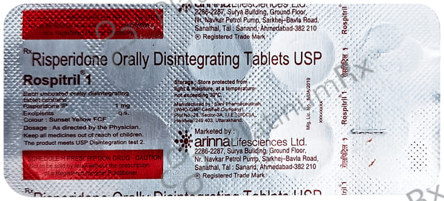 Rospitril 1 Tablet DT