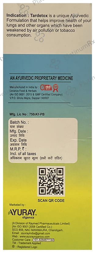 Tardetox Lung Tonic