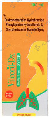 Vilcoril-DX Syrup Orange Sugar Free 100 Syrup