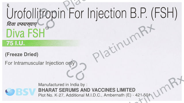 Diva FSH 75IU Injection 1s