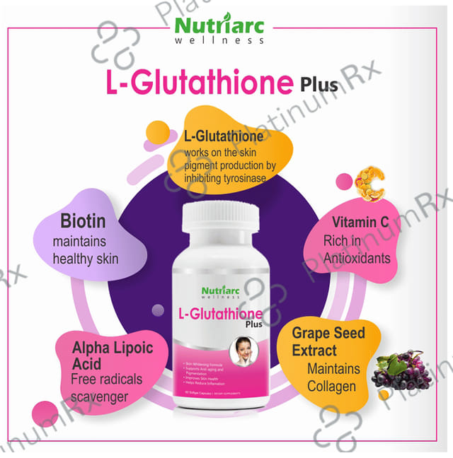 Nutriarc Wellness L-Glutathione Plus Softgel Capsule