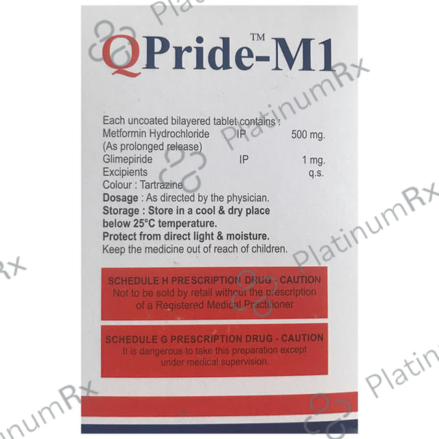 QPride M1/500mg Tablet PR 10s