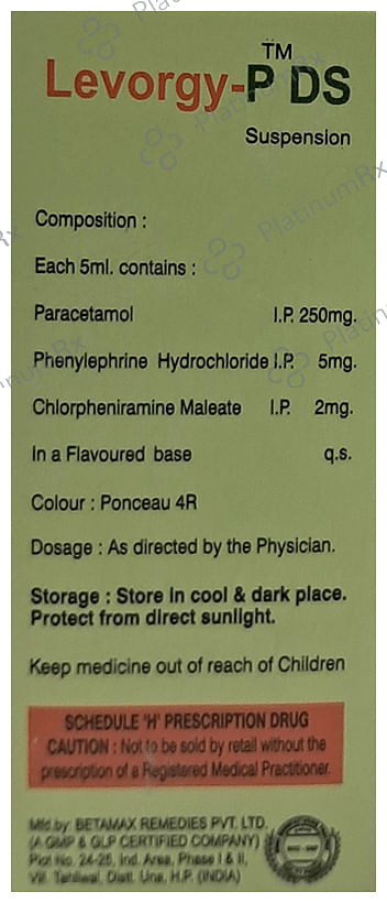 Levorgy-P DS Oral Suspension