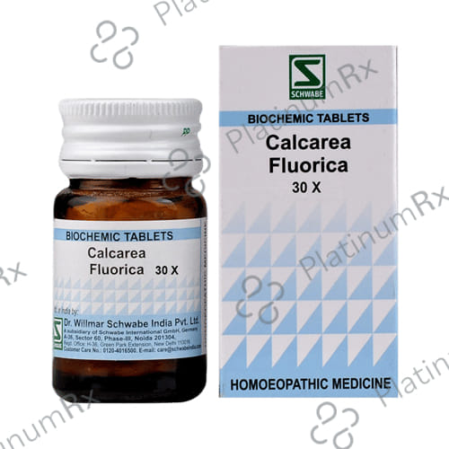Dr Willmar Schwabe India Calcarea Fluorica Biochemic Tablet 30X 20 gm