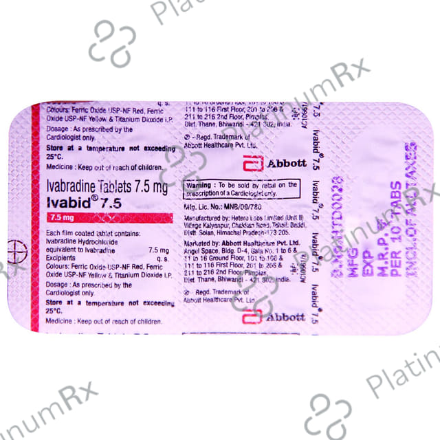 Ivabid 7.5mg Tablet 10s