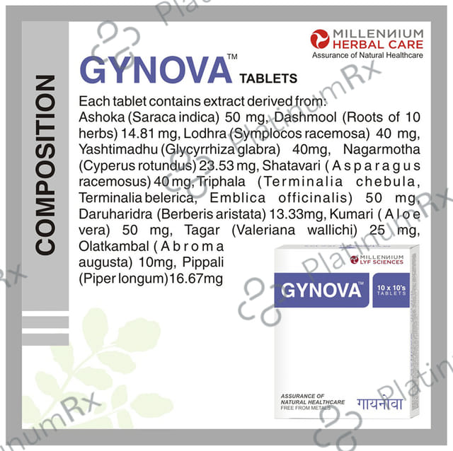 Millennium Herbal Care Gynova Tablet