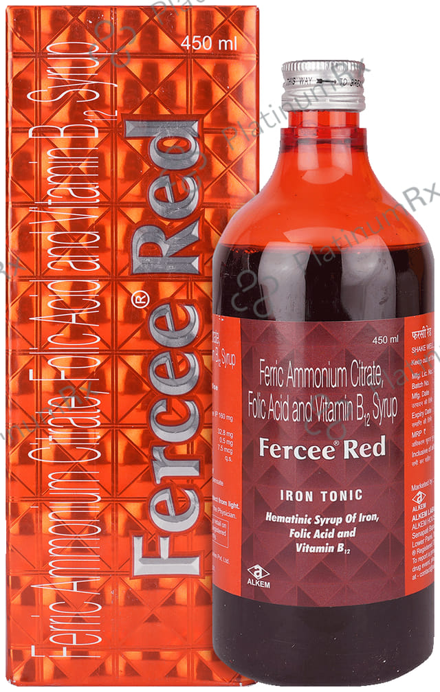 Fercee Red 7.5mcg/32.8/0.5mg Syrup 450ml