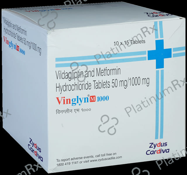 Vinglyn M 1000/50mg Tablet 15s