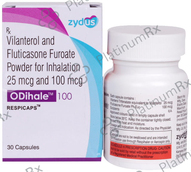 Odihale 100/25mcg Respicap 30s