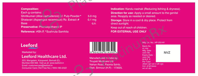 Leeford Femivin Lubrication Gel