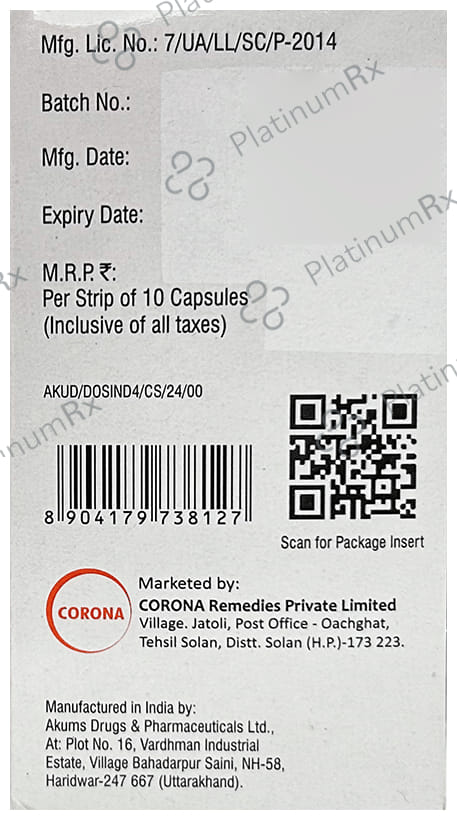 Dosin D4 0.5/4mg Capsule 10s