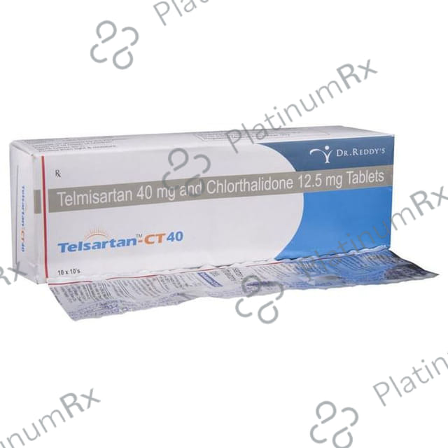 Telsartan CT 12.5/40mg Tablet 10s