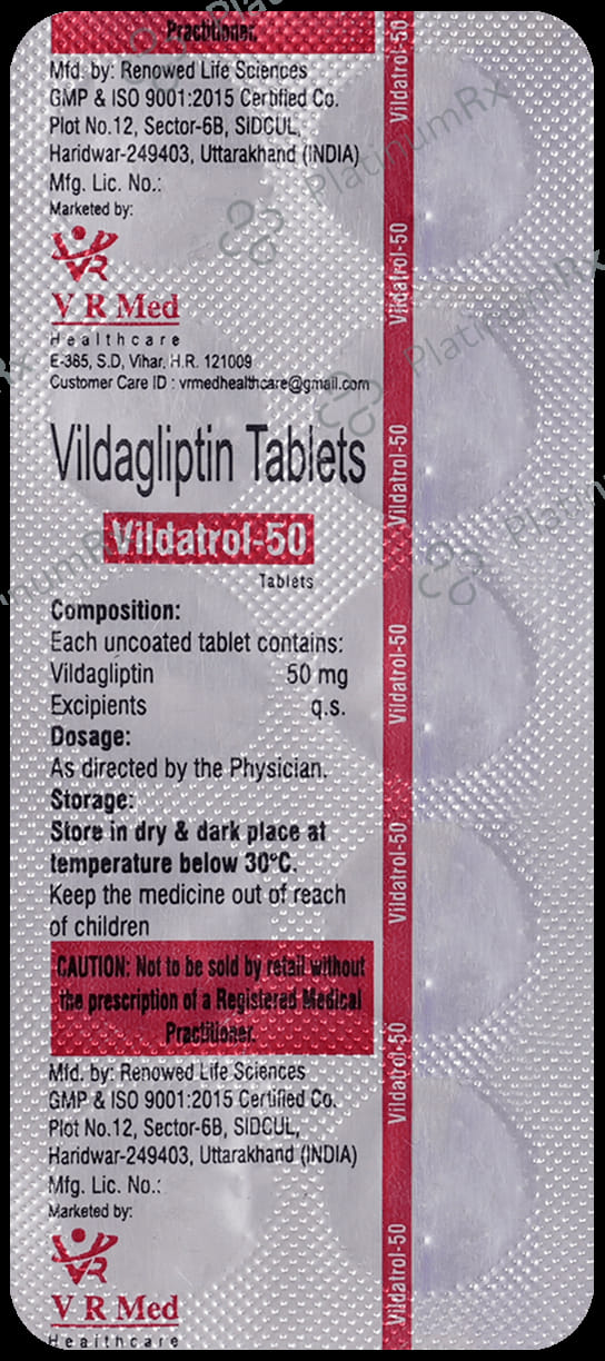 Vildatrol 50 Tablet