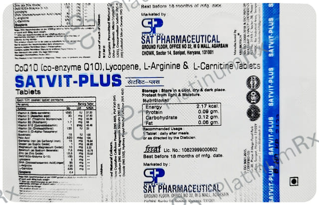 Satvit Plus Tablet