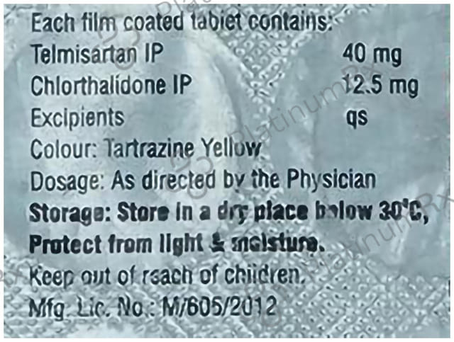 Aquatel CH 40/12.5mg Tablet 10s