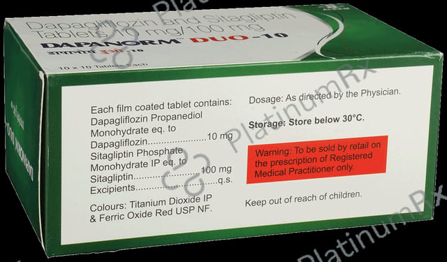 Dapanorm Duo 10/100mg Tablet 10s