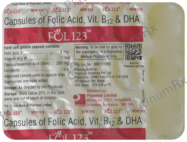Fol 123 5/1/200mg Capsule 15s
