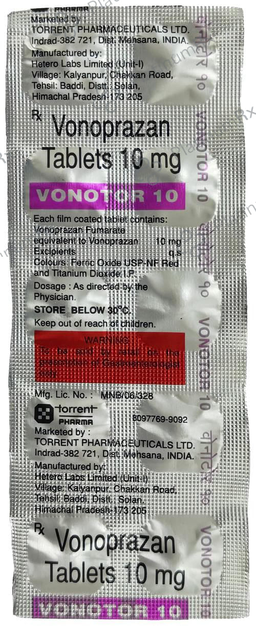 Vonotor 10mg Tablet 10s