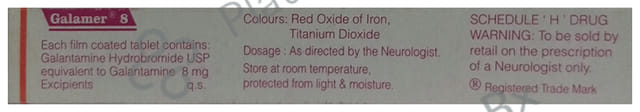 Galamer 8mg Tablet 10s
