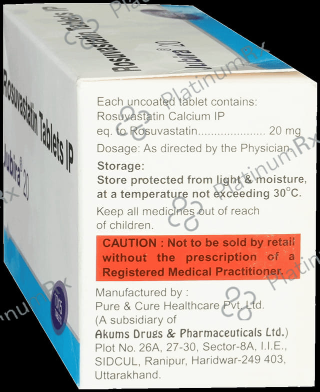 Jubira 20mg Tablet 15s