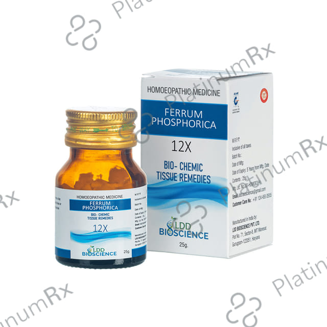 LDD Bioscience Ferrum Phosphorica Biochemic Tablet 12X