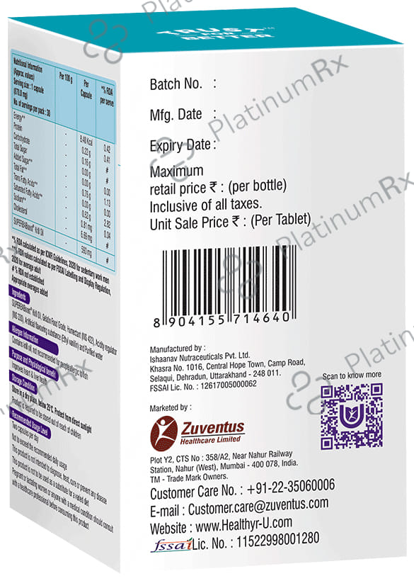 Healthyr U Antarctic Krill Oil Capsule 30s