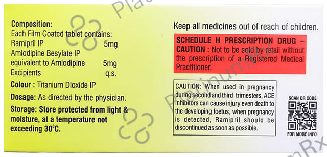 Reminil AM 5mg/5mg Tablet 10s