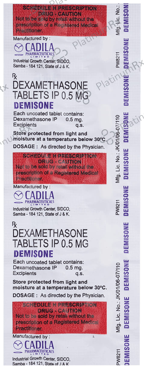 Demisone 0.5mg Tablet 10s