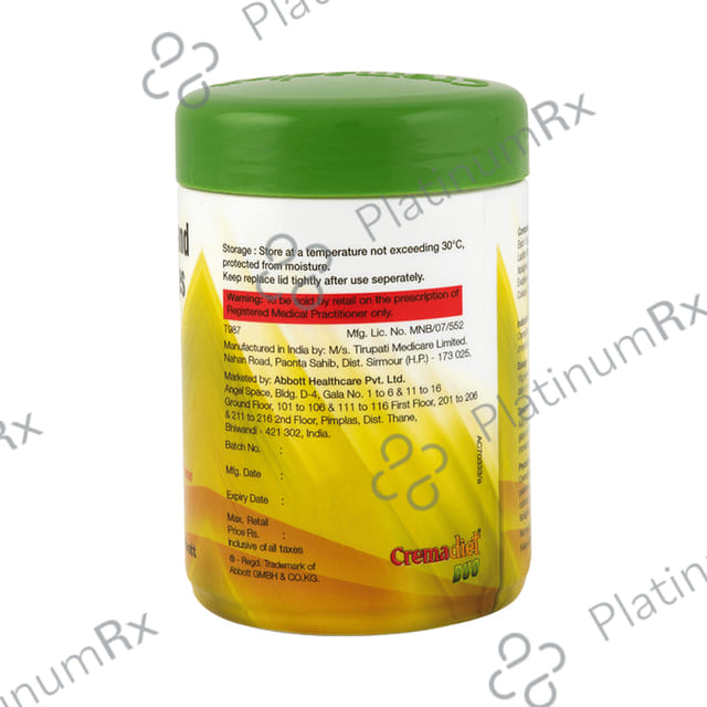 Cremadiet Duo 3.5/10gm Mixed fruit flavour Granules 150gm