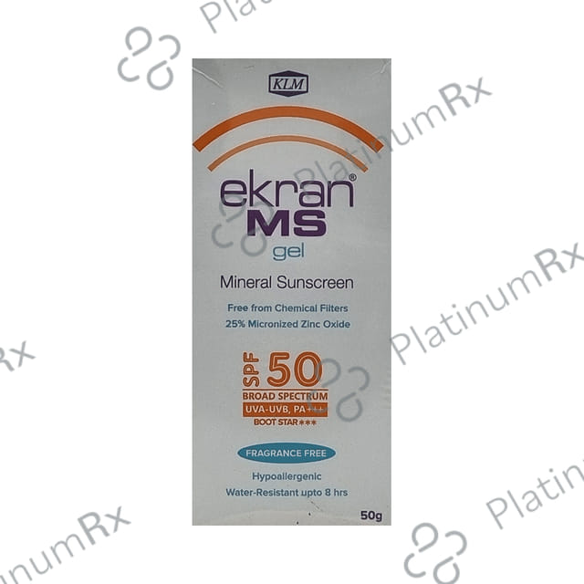 Ekran MS Mineral Sunscreen SPF 50 Gel 50gm