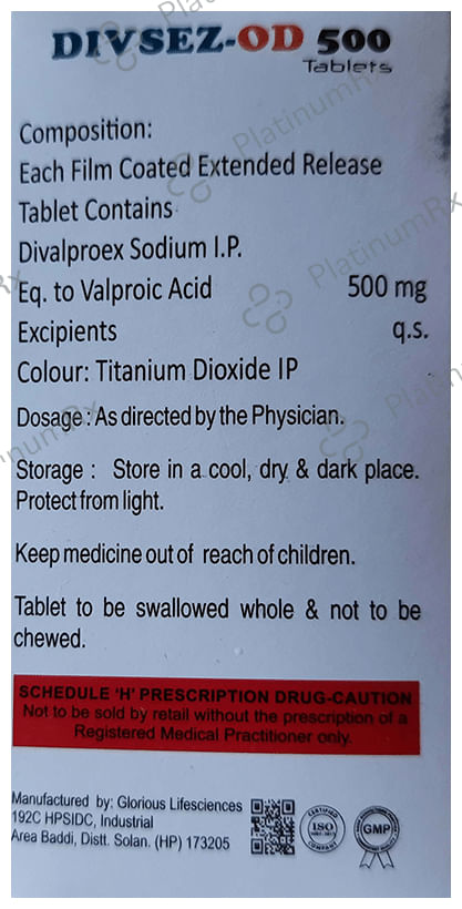 Divsez-OD 500 Tablet ER